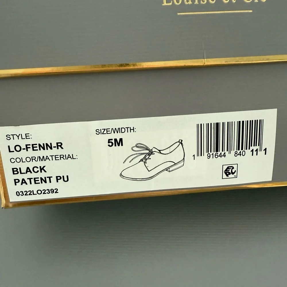 Louise et Cie Black Patent Leather Oxfords - Picture 7 of 7